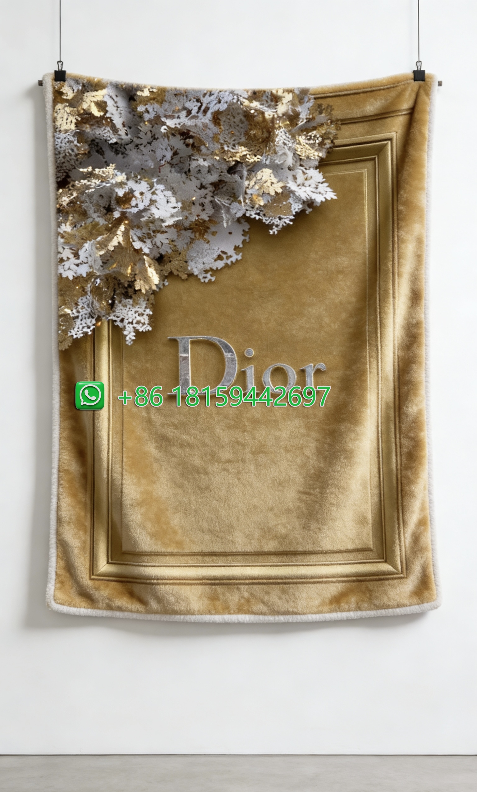Dior Throw Blankets